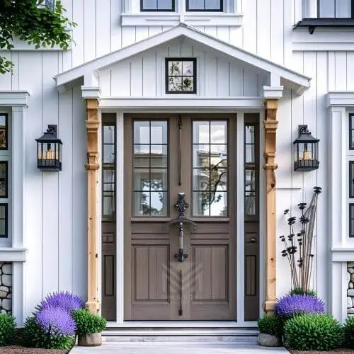 Custom Wood Main Door